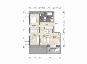 Grundriss DG Wohnung 6
