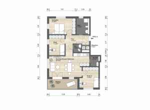 Grundriss OG Wohung 4