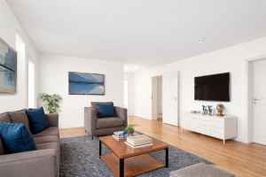 Wohnzimmer virtuelle Renovierung & Möblierung