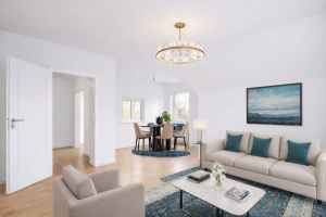 Wohnzimmer OG virtuelle Renovierung und Möblierung