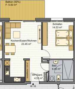 Grundriss Whg. 16