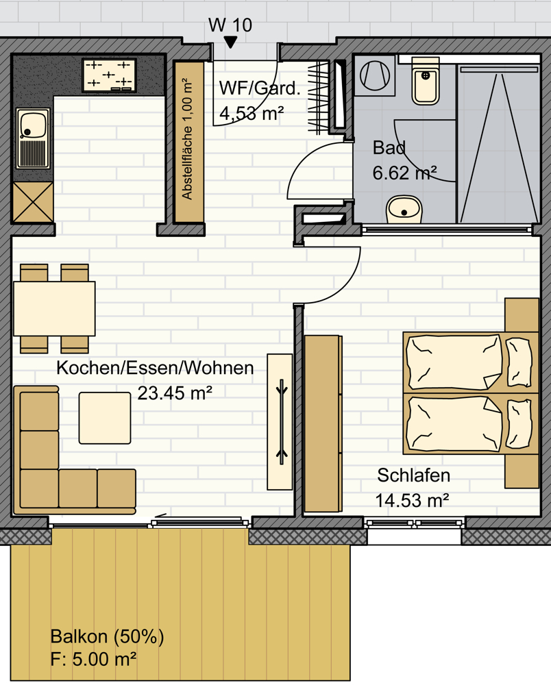 Grundriss Whg. 10