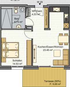 Grundriss Whg. 29